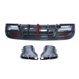 MMO For 2014-2016 Mercedes-Benz GLA45 AMG Rear Diffuser with talipipes Custom Carbon Fibre