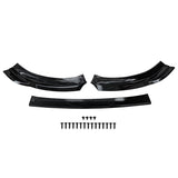 Front Lip for 2017-2019 Audi A3 Base Front Bumper Splitter Gloss Black