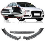 For 17-20 Audi A3 S Line S3 8V Front Splitter Carbon Fiber Look