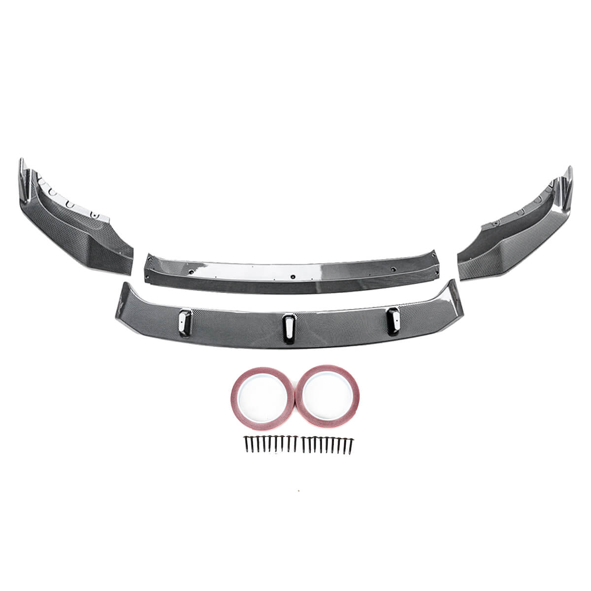 Front lip For 2019-2023 BMW X5 G05 M-Sport Front Bumper Splitter Carbon Fibre Look