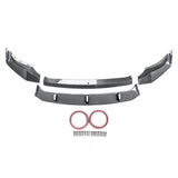 Front lip For 2019-2023 BMW X5 G05 M-Sport Front Bumper Splitter Carbon Fibre Look