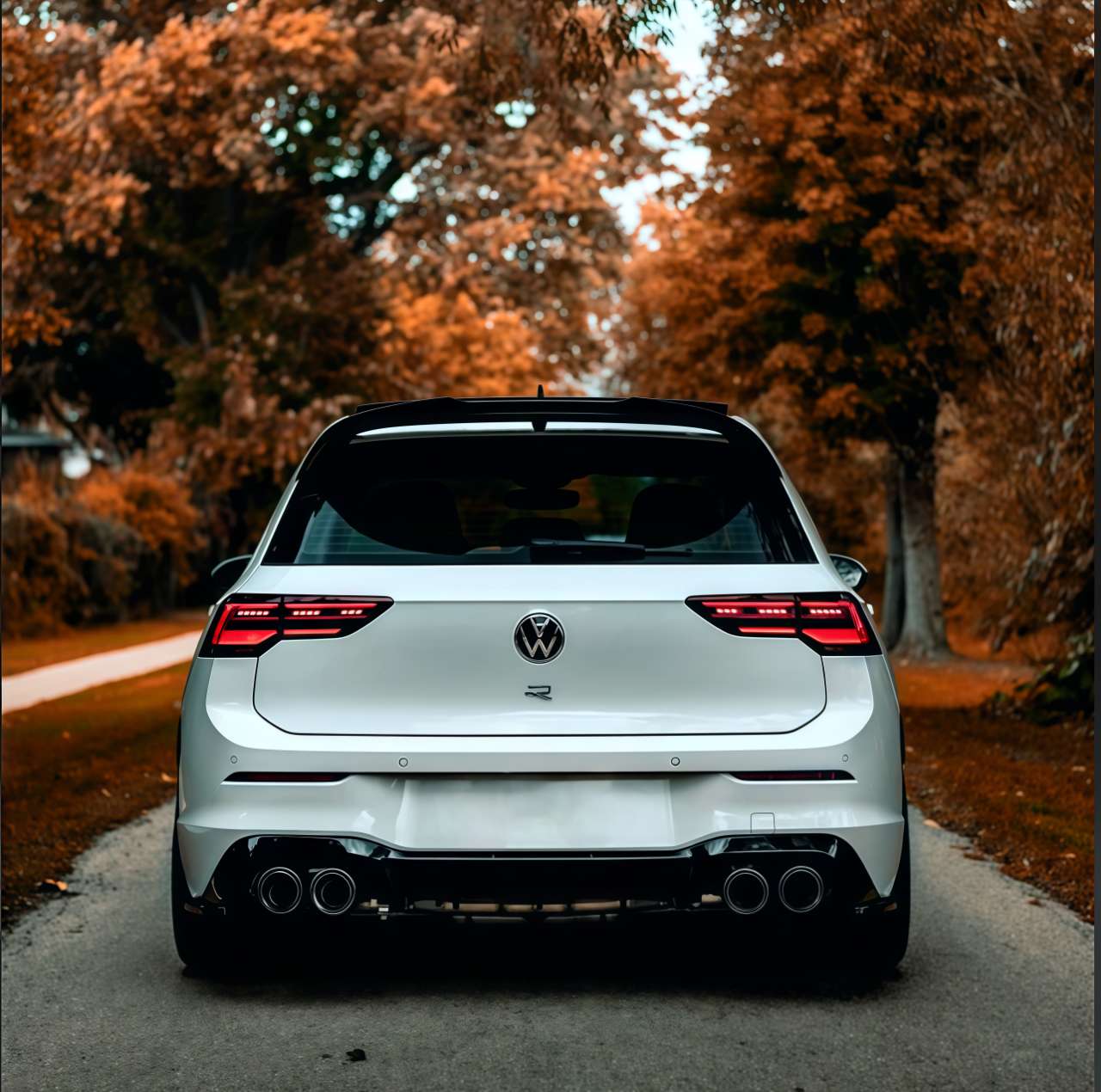 Rear Spoiler for VW Golf8 MK8 R GTD GTI 2019-2025 CS Style Roof Spoiler Gloss Black