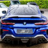 For 2020-2024 BMW 8-Series G16 Gran Coupe Rear Spoiler F93 M8 Wickbill Gloss Black