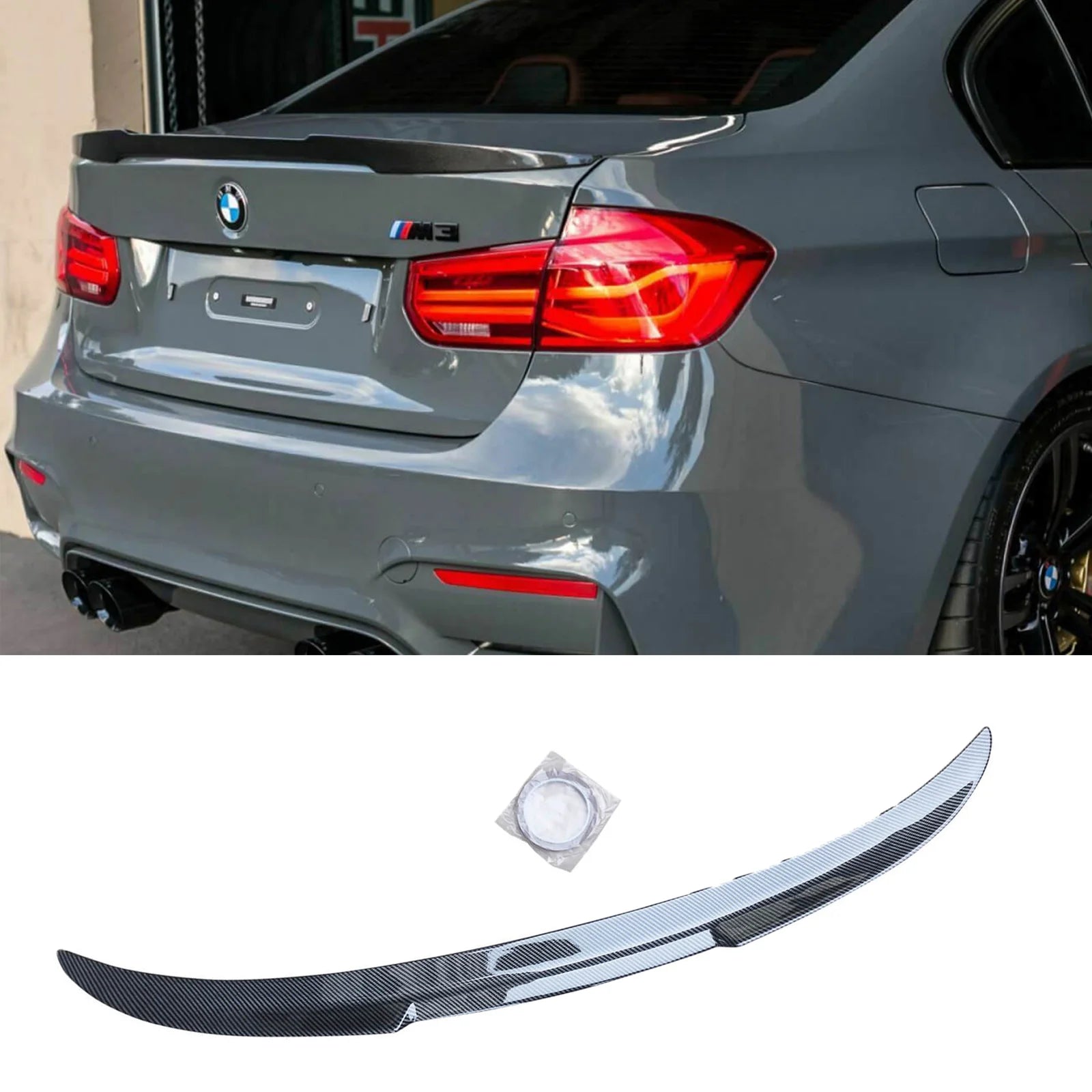 Heckspoiler Für BMW F80 M3 3 Serie 320i 325i 335i 340i Limousine M4 Stil Stamm Flügel