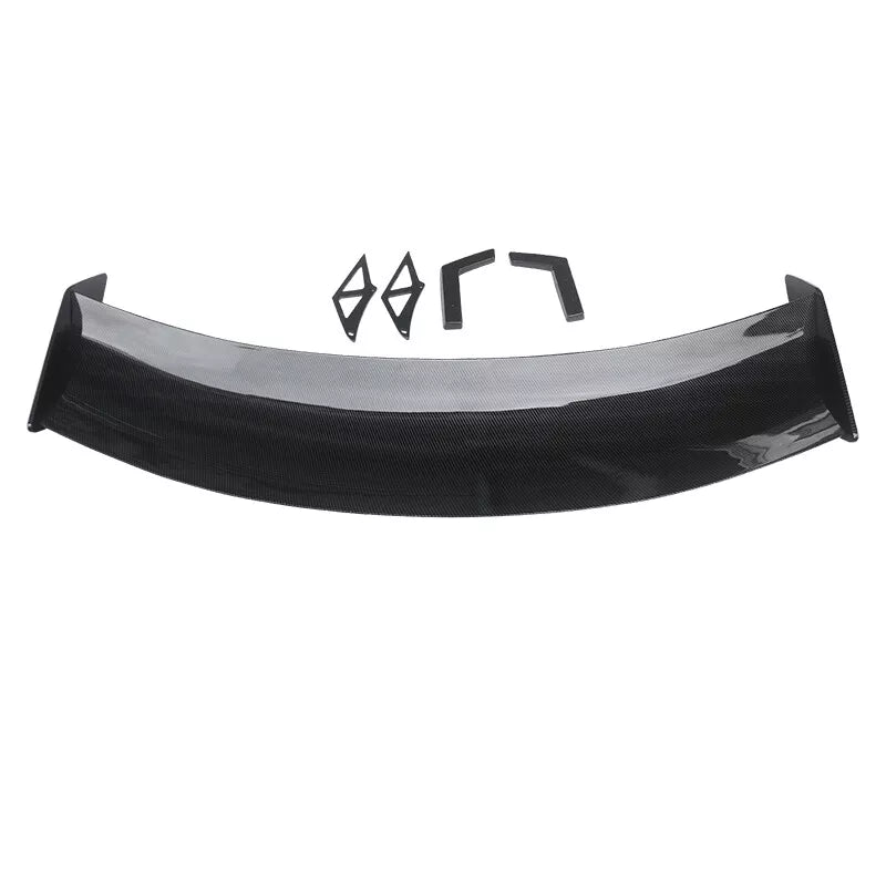For 2015-2023 Ford Mustang Coupe High Wing Spoiler GT500 CFTP Style Carbon Fibre Look