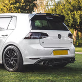 For VW Golf R MK7 Boot Spoiler Diffuser Front lip Body Kits 2013 2014 2015 2016