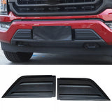 MMO For 2021-2023 Ford F150 Set Front Bumper Guards Inserts Pads End Caps Cover Trim