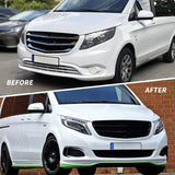 Full LED Headlights For V-Class Vito W447 MPV 2014-2023 Blue DRL Front Car Lights