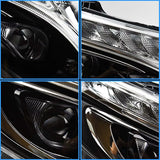 Full LED Headlights For V-Class Vito W447 MPV 2014-2023 Blue DRL Front Car Lights