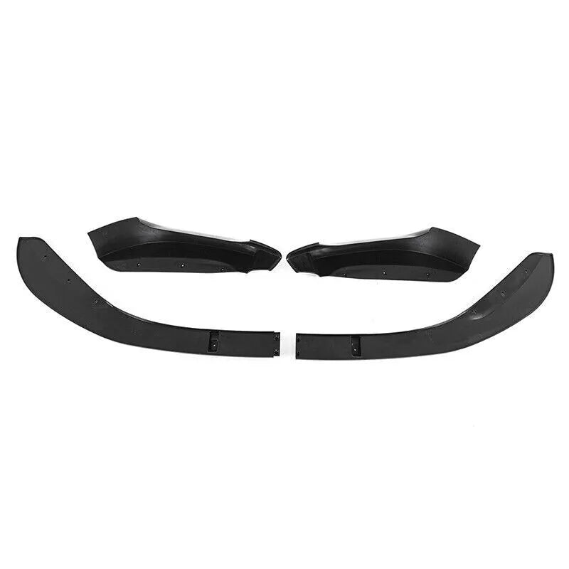FOR BMW 1 SERIES F20 F21 LCI 2 PC FRONT SPLITTER LIP M PERFORMANCE GLOSS 2015-2018