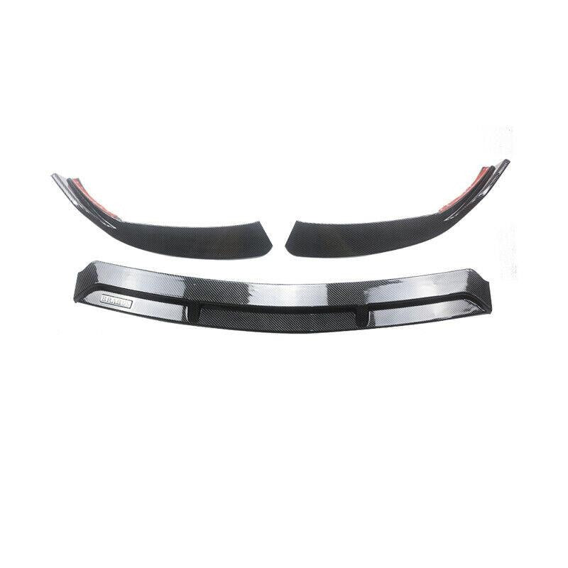 MMOMOTORSPORT Front Lip for 2019-2021 Benz W205 2019-2023 C205 A205 C-Class Sport C300 ABS 3PCs Front Bumper Splitters