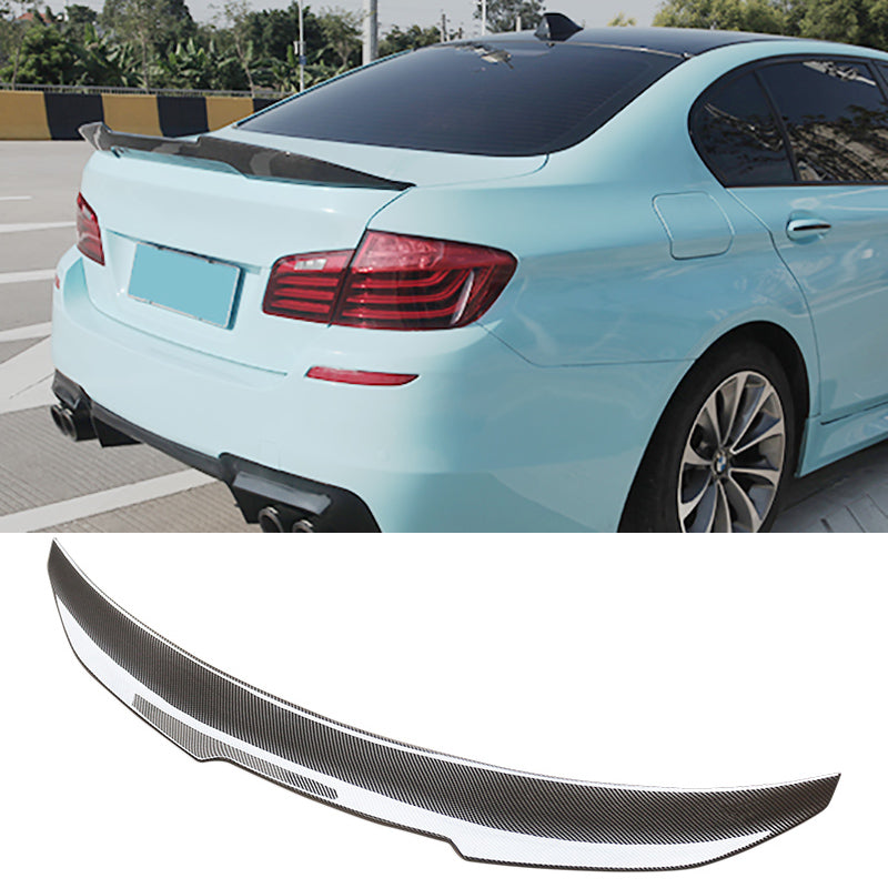 For BMW 5 Series F10 M5 Sedan Rear Spoiler PSM Look Carbon Fiber Look