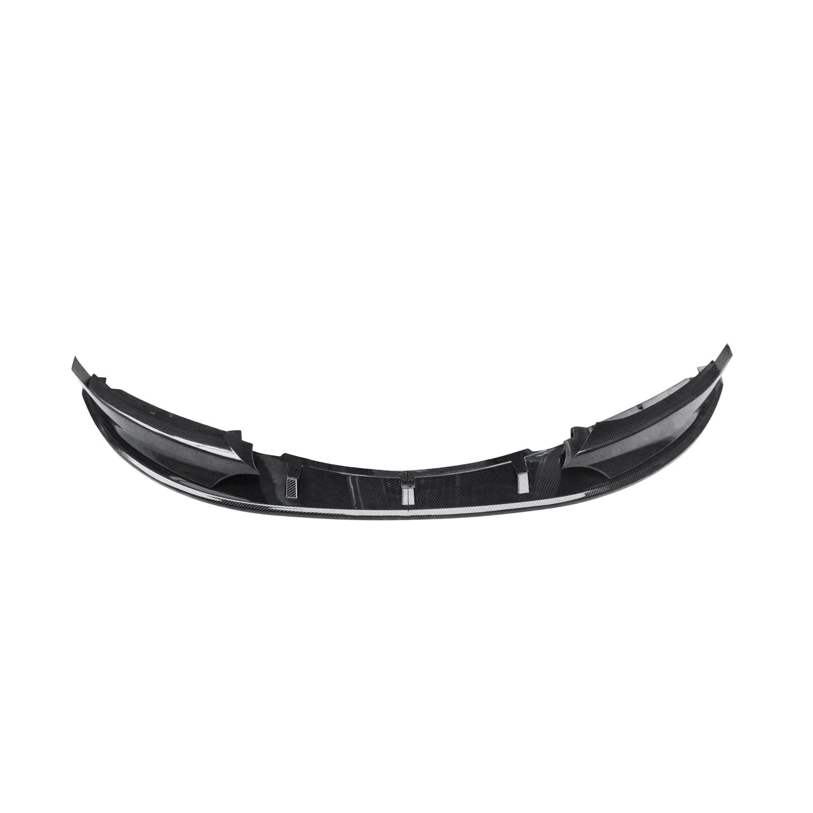 Front Lip For 2007-2013 BMW E82 128i 135i M Sport Front Bumper Lip Splitter Caron Fibre Look