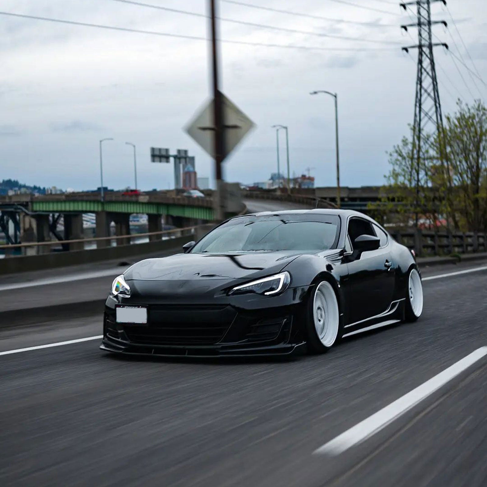 Side Skirts For 2012-2021 Toyota GT86 Side Trims Gloss Black