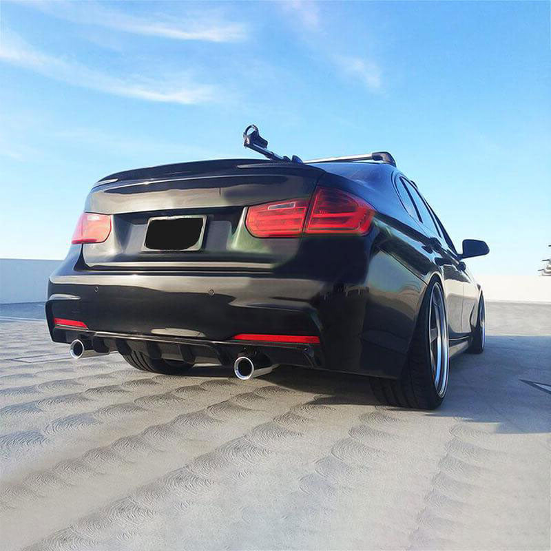 MMO For 2012-2018 BMW 3 Series F30 M Sport Rear Diffuser Lower Bumper Diffuser Rear Lip