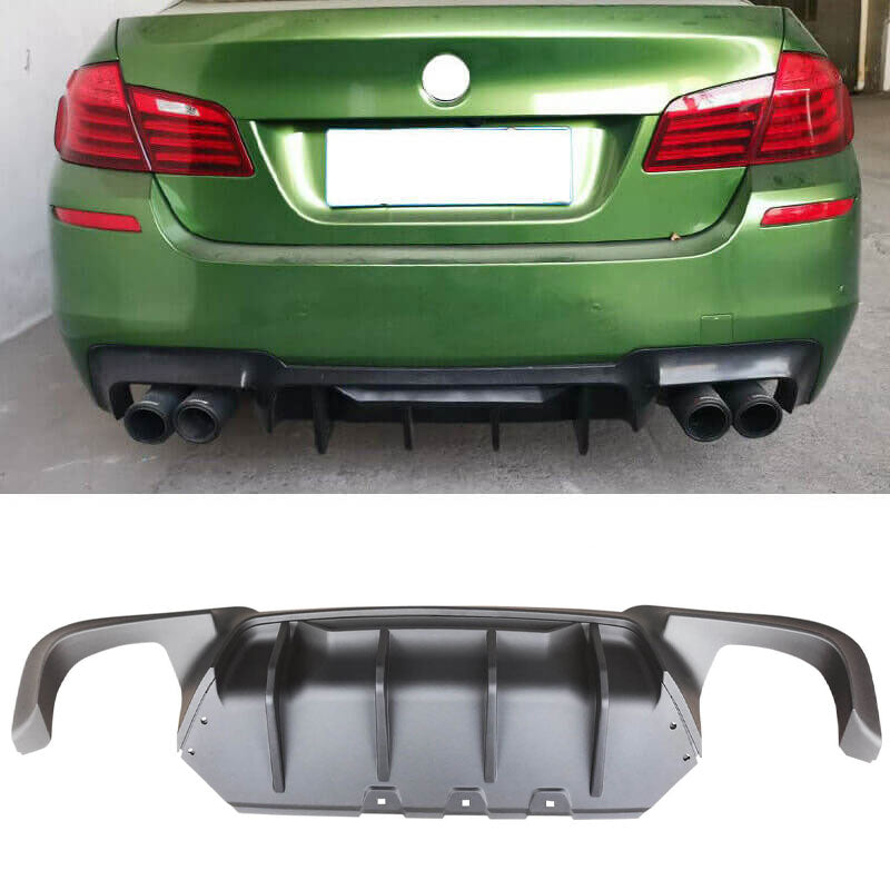 Rear Diffuser For BMW F10 M Sport 2011-2016 F90 M5 Style Rear Bumper Lip Matte Black