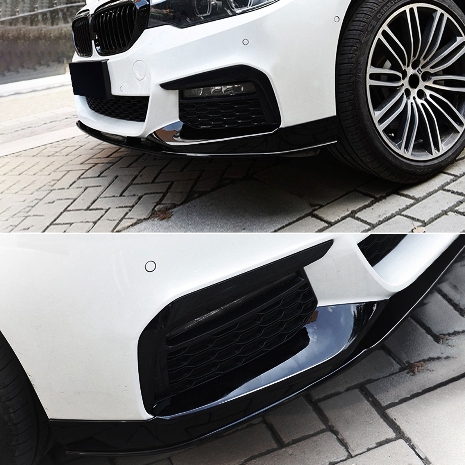 Frontlippe für 2017–2020 BMW 5 Series G30 M Sport ABS lackiert MP Style Lower Splitter