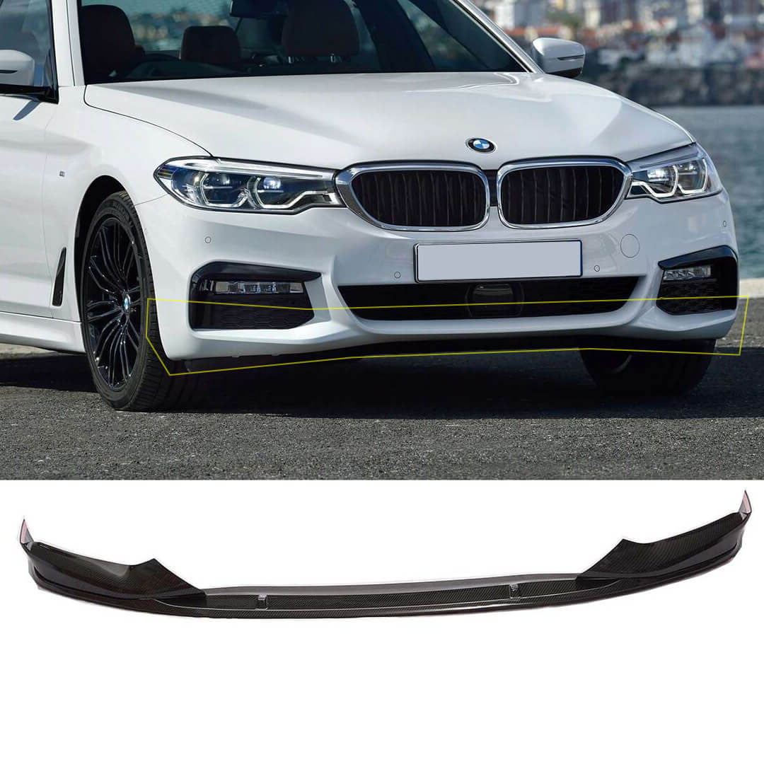 Frontlippe für 2017–2020 BMW 5 Series G30 M Sport ABS lackiert MP Style Lower Splitter