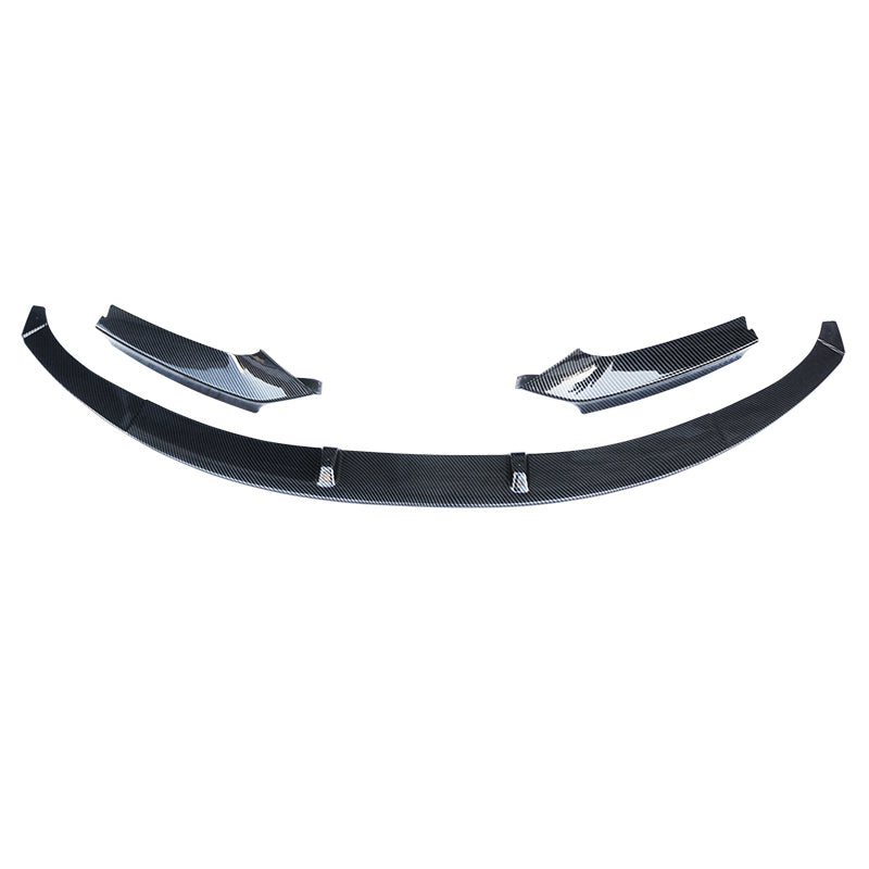 Front Lip For 2014-2021 BMW 2 Series F22 F23 M Sport Front Bumper Lower Splitter Carbon Fibre Look