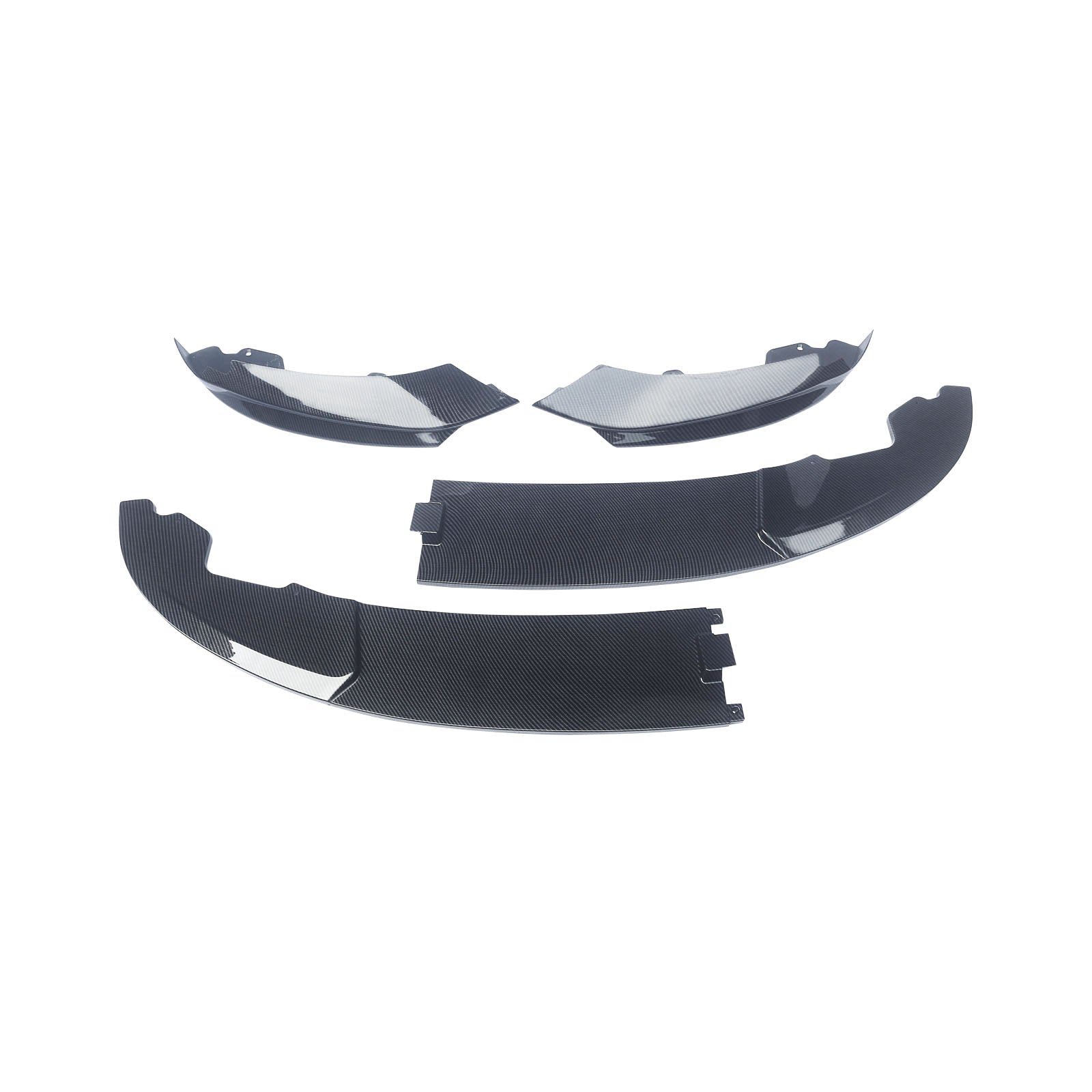 For 2014-2020 BMW F32 F33 F36 4 Series M Sport Front Bumper Lip Splitter Carbon Fibre Look