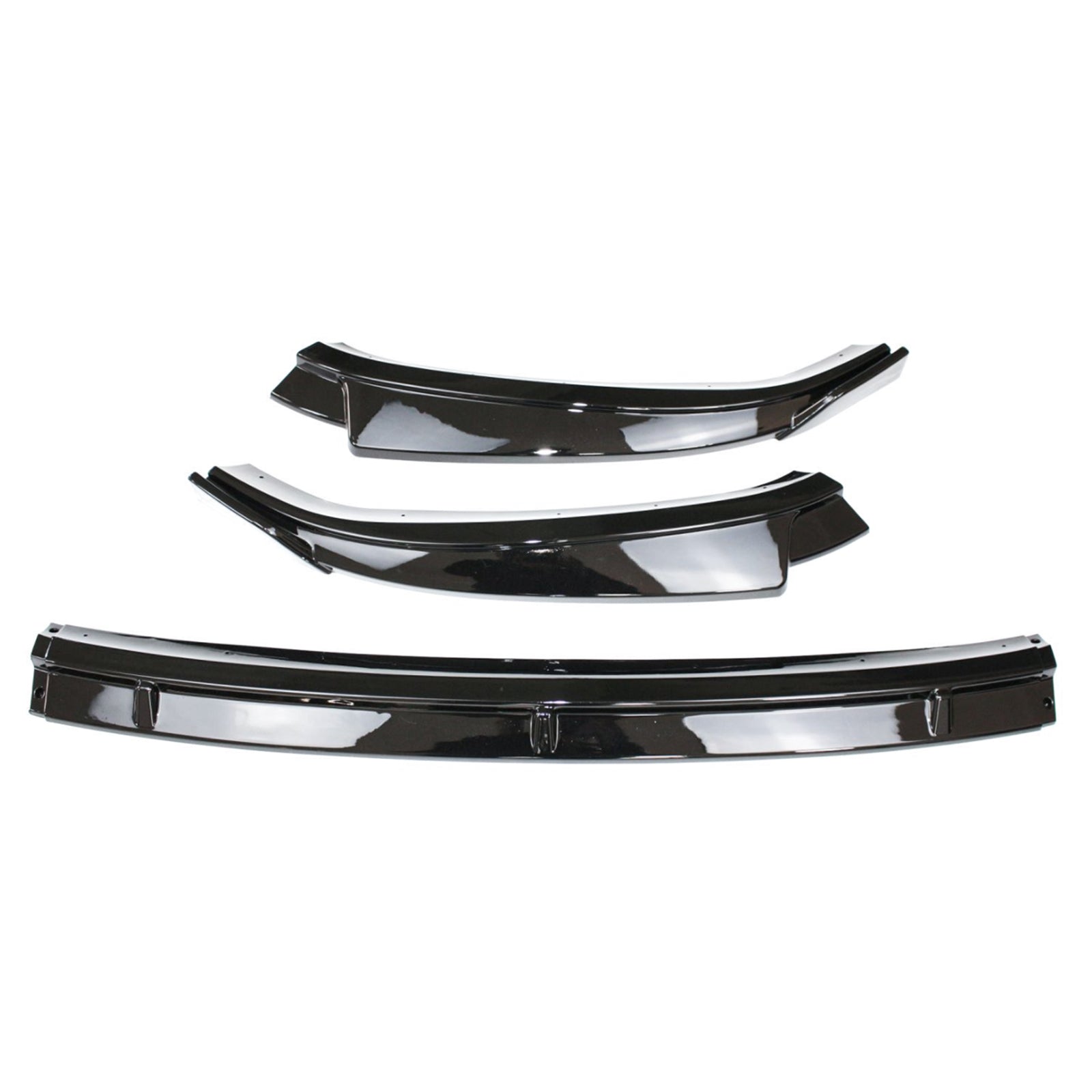 For 2018-2020 VW Golf MK7.5 R GTD GTI Front Bumper Lip 3 Pieces