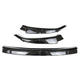 For 2018-2020 VW Golf MK7.5 R GTD GTI Front Bumper Lip 3 Pieces