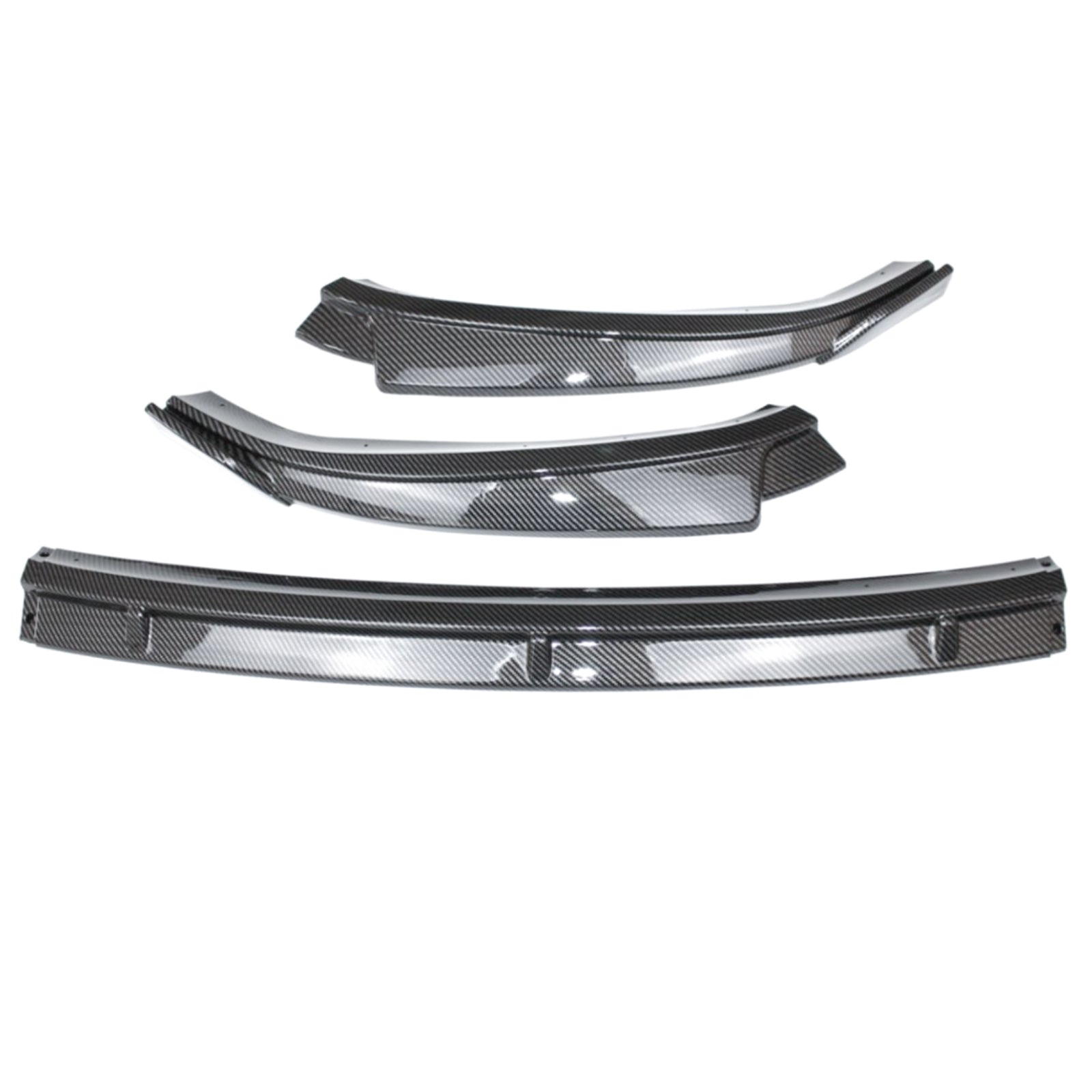 For 2018-2020 VW Golf MK7.5 R GTD GTI Front Bumper Lip 3 Pieces