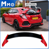 Für 2016-2021 Honda Civic Fließheck 5 Tür R Stil Hinten Stamm Spoiler Flügel