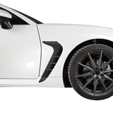 MMO Car Side Fender Air Vent Cover Trim For 2022+ Toyotā 86/Subaru BRZ Matte Black