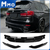 MMO Rear Diffuser For 15-18 BMW X5 F15 X5M M Sport Valance Bumper + Side Spats