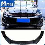 MMO Front Bumper Lip Splitter For VW Golf MK7 MK7.5 R GTD GTI TSI TDI 2013-2020
