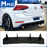 MMO Rear Diffuser For 16-20 VW Golf Mk7.5 GTI Rear Blade Style Diffuser Trim Gloss Black