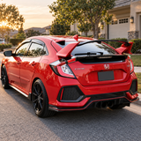 Für 2016-2021 Honda Civic Fließheck 5 Tür R Stil Hinten Stamm Spoiler Flügel