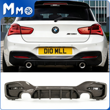 MMO Rear Diffuser for BMW 1 Series F20 F21 M Sport M135 M140 2015-2019 Rear Bumper Lip