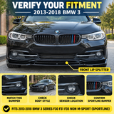 Für 2013–2018 BMW 3er F30 F31 F35 NON M-Sport Frontlippe Splitter passend für Sportline 