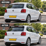 MMO For VW Polo MK5 2009-2018 6R 6C GTI R Oettinger Style Rear Boot Spoiler