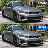 Für 2019-2023 BMW 3er G20 G28 M Sport Frontspoilerlippe Splitter