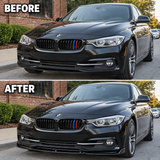 Für 2013–2018 BMW 3er F30 F31 F35 NON M-Sport Frontlippe Splitter passend für Sportline 