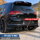 MMO For VW Golf R MK7 2013-2016 Rear Performance Diffuser Upgrade Rear Bumper Lip
