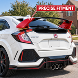 Für 2016-2021 Honda Civic Fließheck 5 Tür R Stil Hinten Stamm Spoiler Flügel