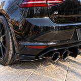 MMO For VW Golf R MK7 2013-2016 Rear Performance Diffuser Upgrade Rear Bumper Lip