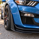 MMO For 2015-2021 Ford Mustang GT500 Style Front Bumper Corner Spoiler Winglet Splitters