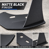 MMO For 2015-2021 Ford Mustang GT500 Style Front Bumper Corner Spoiler Winglet Splitters
