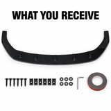 MMO For 2015-2020 VW Golf MK7.5 R GTD GTI TSI TDI Front Bumper Splitter Spoiler Lip Front Lip