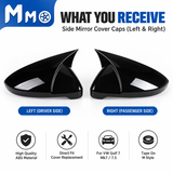 MMO Mirror Cover For Golf 7 Mk7 7.5 GTD/GTI R L E-Golf