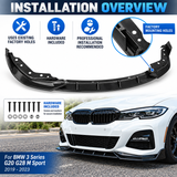 Für 2019-2023 BMW 3er G20 G28 M Sport Frontspoilerlippe Splitter
