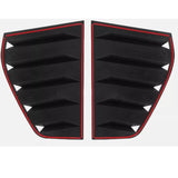 MMO Side Window Louver Cover For 2020+ VW Golf MK8 Rear Side Window Louvers Shades