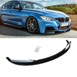 For 2012-2018 BMW F30 3-Series M Tech Front Bumper Lip 2 PCS Painted Sport Front Spoiler Lower Diffuser