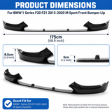 Für BMW 1er F20 F21 2015-2020 M Sport Frontstoßstangenlippe
