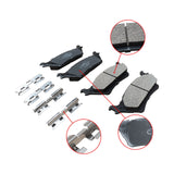 MMOMOTORSPORT Front & Rear Ceramic Brake Pads for Ford F-150 F150 2012-2020